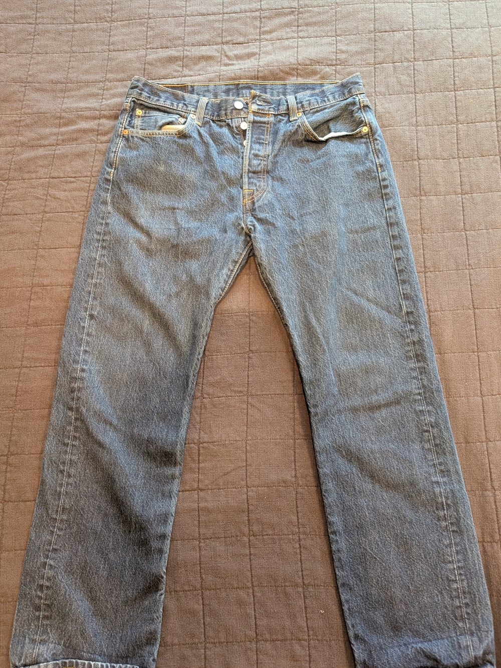 Women's Levi's Straight Jeans in Light Blue Denim